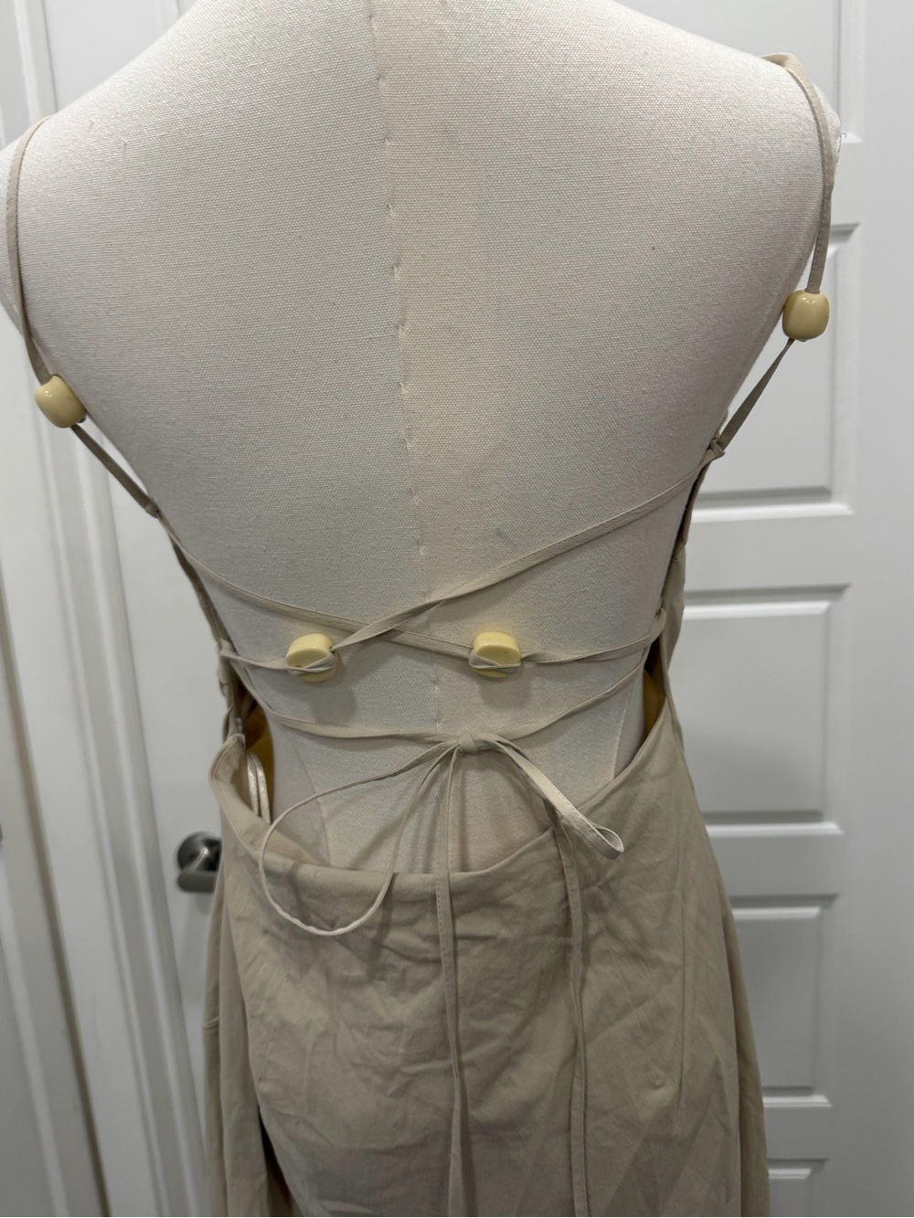 Zara Open Back Maxi Dress - Picture 7 of 10